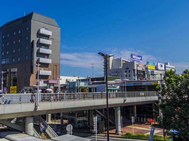 JR総武線津田沼駅周辺の写真