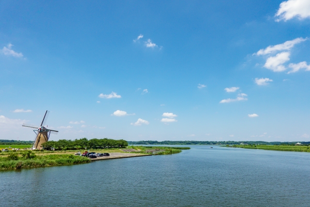 千葉県佐倉市佐倉ふるさと広場の風景